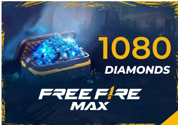 Garena Free Fire Max - 1080 Diamonds Direct Top-Up - GLOBAL